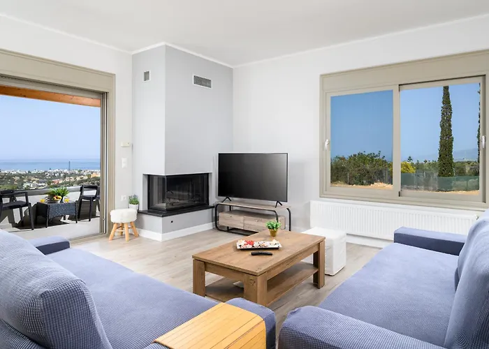 Chrisa Seaview In Piskopiano - Private Pool *