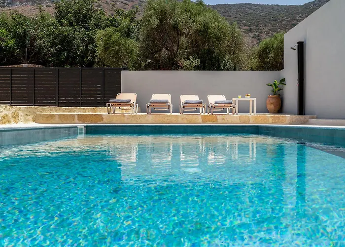 Chrisa Seaview In Piskopiano - Private Pool *