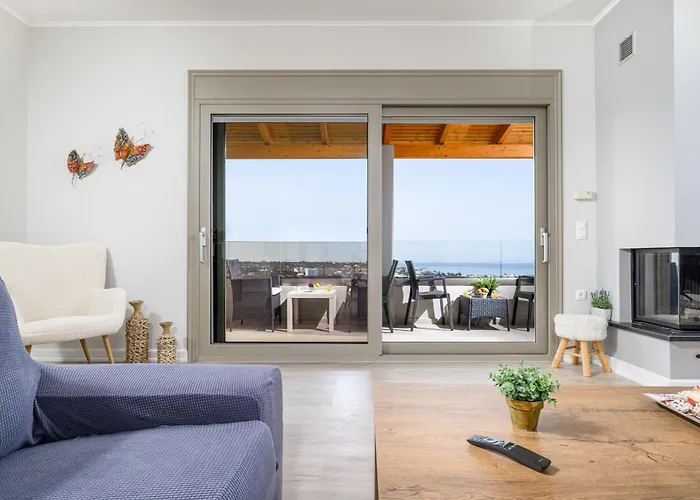 Chrisa Seaview In Piskopiano - Private Pool Villa *