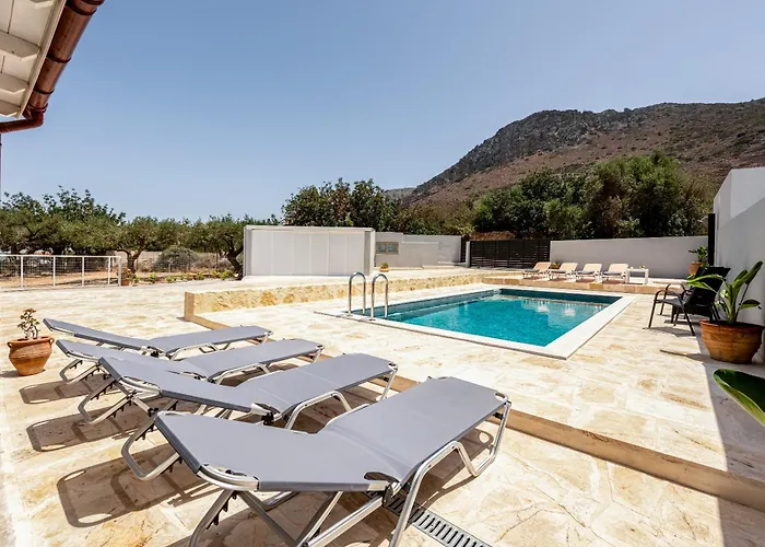 Chrisa Seaview In Piskopiano - Private Pool