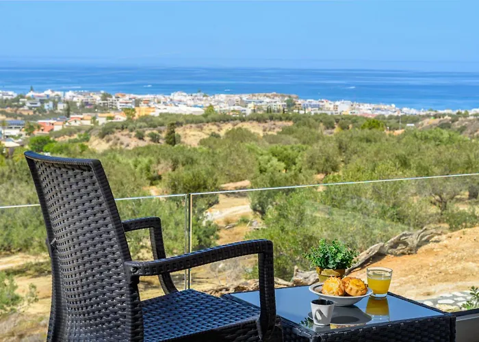 Chrisa Seaview In Piskopiano - Private Pool Вілла