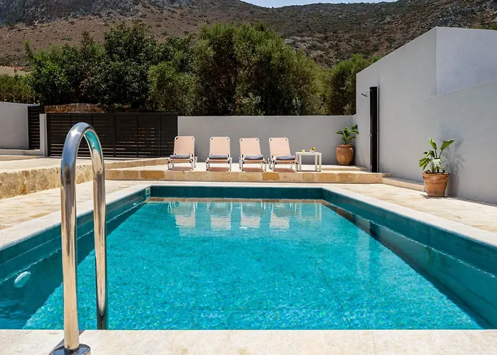 Chrisa Seaview In Piskopiano - Private Pool Вілла *