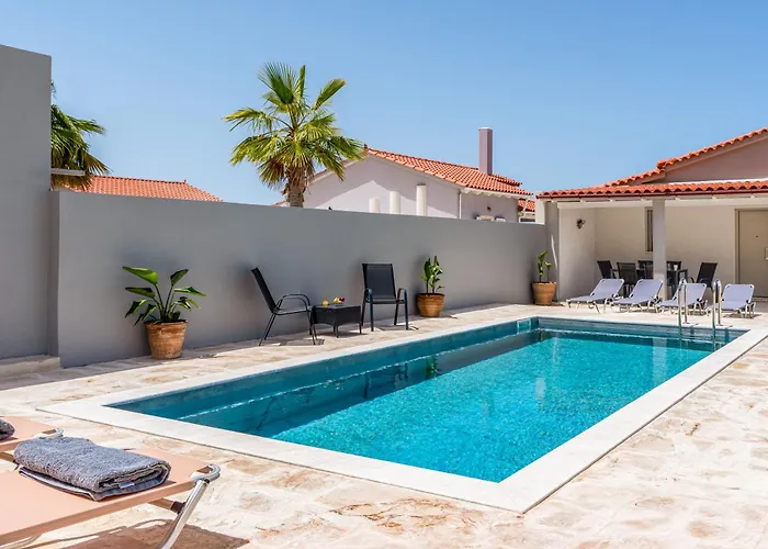 Chrisa Seaview In Piskopiano - Private Pool Chersonissos