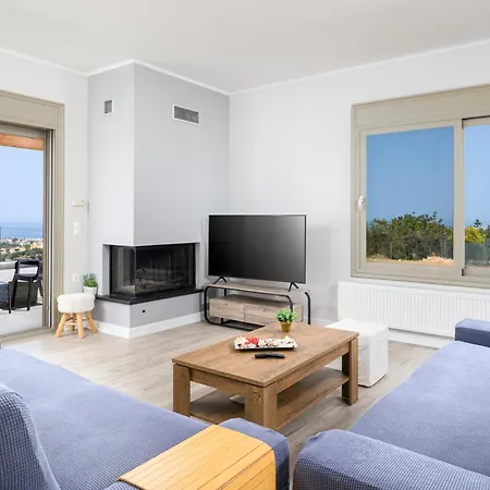 Chrisa Seaview In Piskopiano - Private Pool *