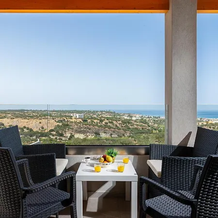 Chrisa Seaview In Piskopiano - Private Pool Villa Limenas Chersonisou
