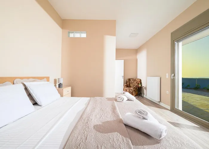 Chrisa Seaview In Piskopiano - Private Pool Вилла